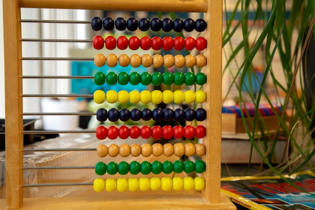 Photo of an abacus