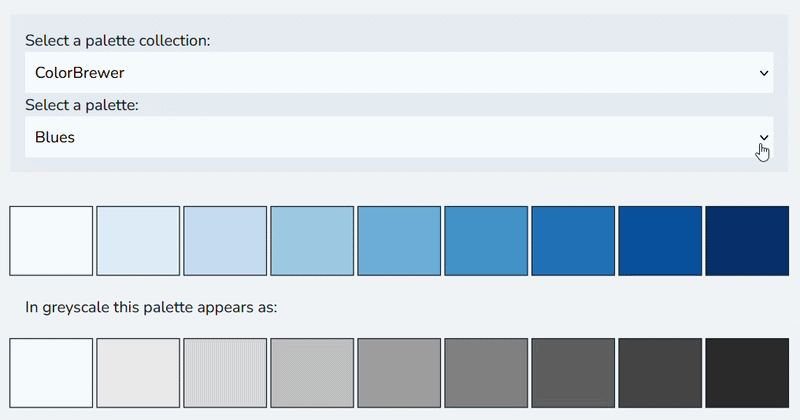 Screen recording of explore interface