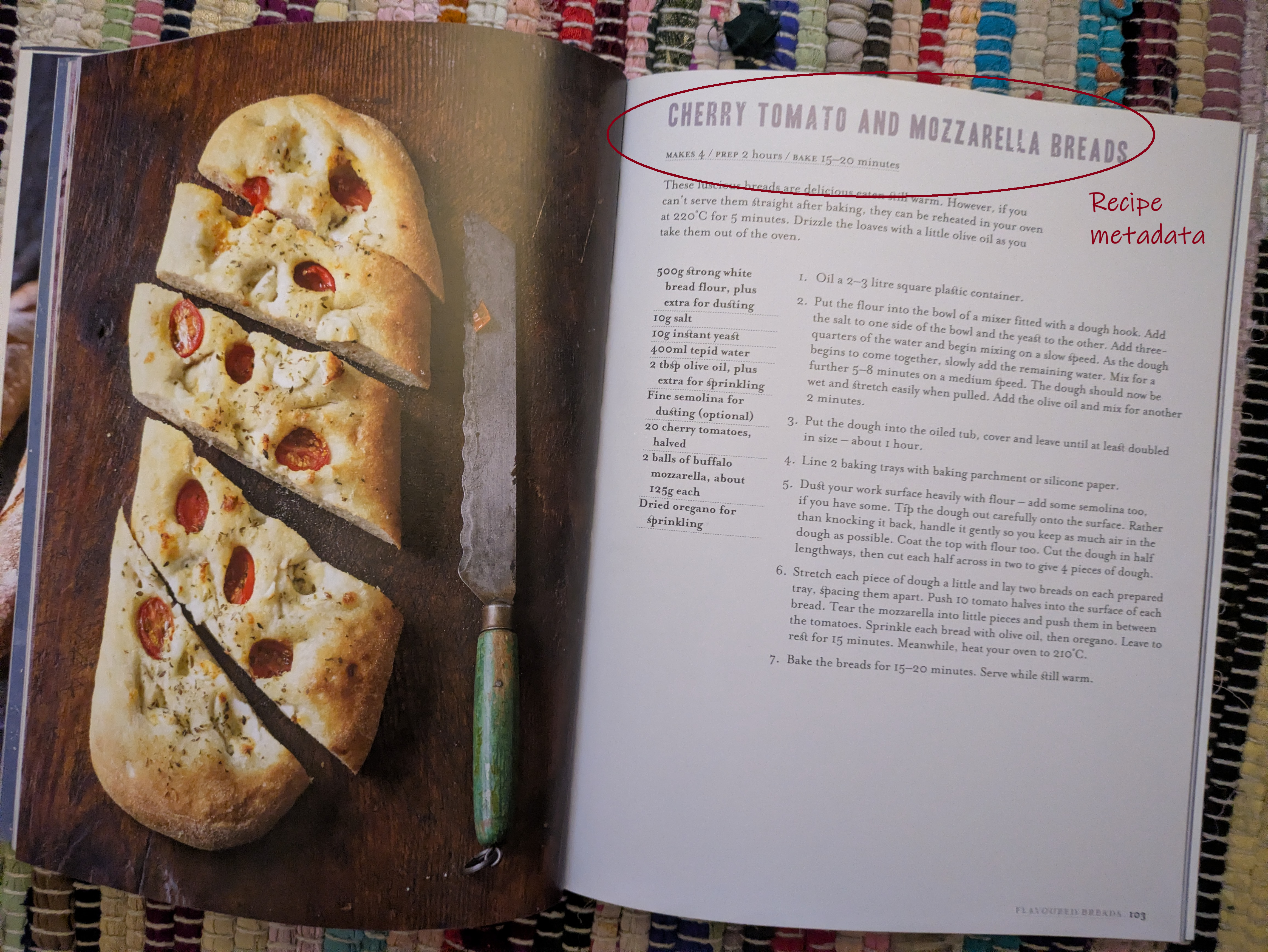 Photo of recipe book