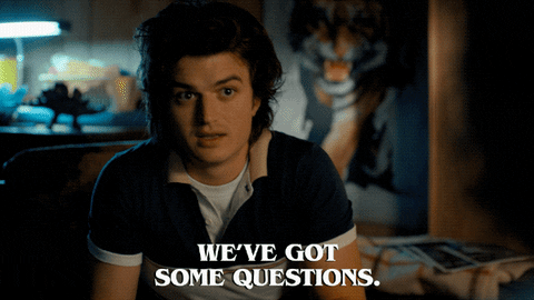 Stranger Things questions gif